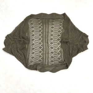 Vintage shrug green small